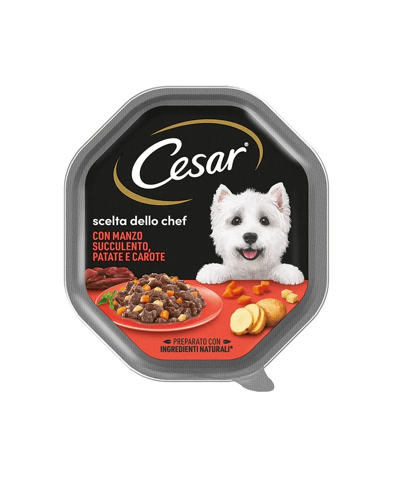 cesar Scelta dello Chef vaschette per cani 150 gr