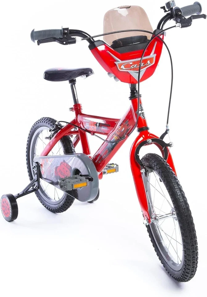 Bicicletta Cars 16 Pollici Bici Bambino saetta mc queen con ruote 4 5 6 anni