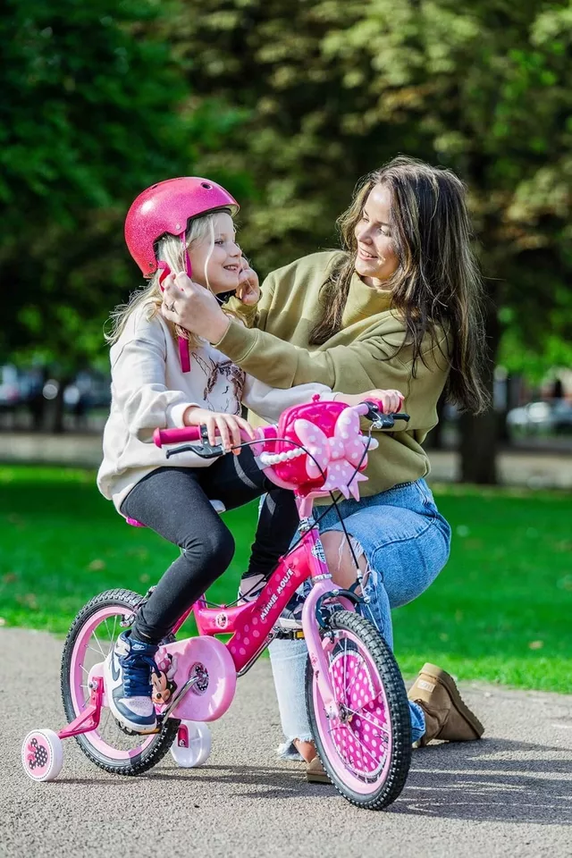 Bicicletta Disney Minnie 16 Pollici Bici per Bambina disney con ruote 4 5 6 anni