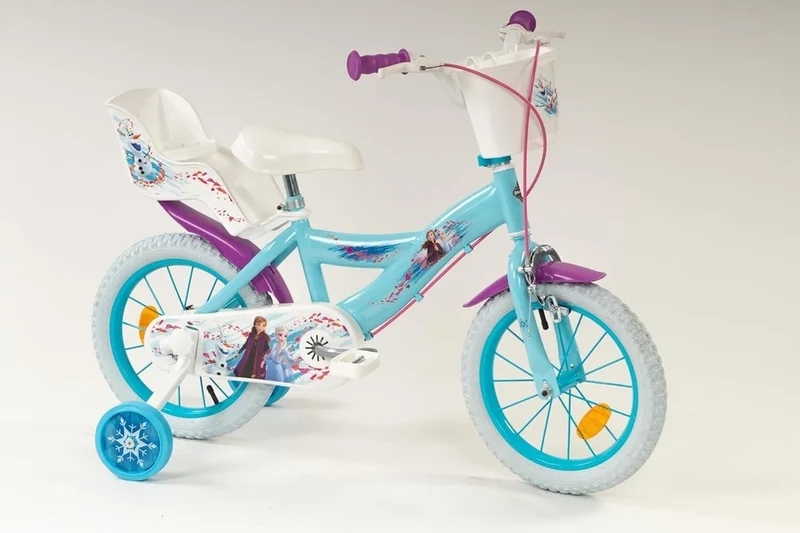Bicicletta 16 Pollici Bici Frozen per Bambina Bici Elsa Anna 4 5 6 anni