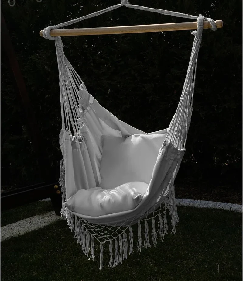 Amaca da giardino amaca sedia brasiliana per interno ed esterno carico max 120kg