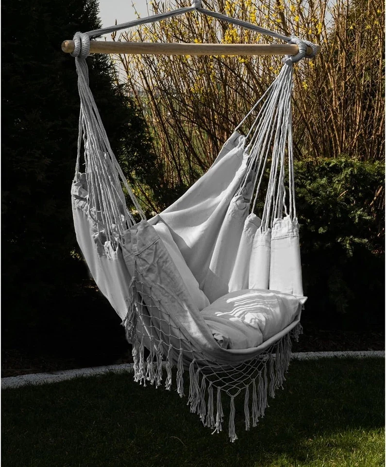 Amaca da giardino amaca sedia brasiliana per interno ed esterno carico max 120kg