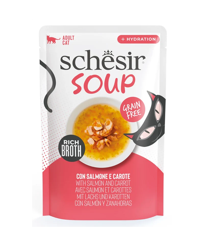 SCHESIR SOUP SALMONE E CAROTE 40G