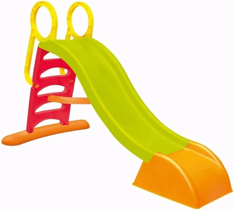 Scivolo 5 gradini x Bambini in Plastica da Giardino Esterno Gioco cm 180x78x110