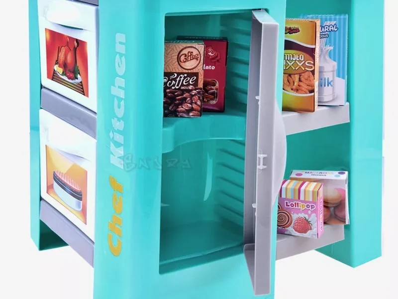 Cucina Giocattolo per Bambini Grande con Acqua luci Suoni e Accessori h. 84 cm
