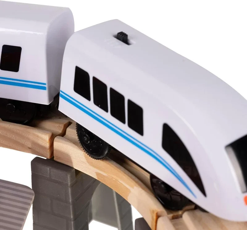 Pista in legno a batteria / pista per bambini da 4,8 m