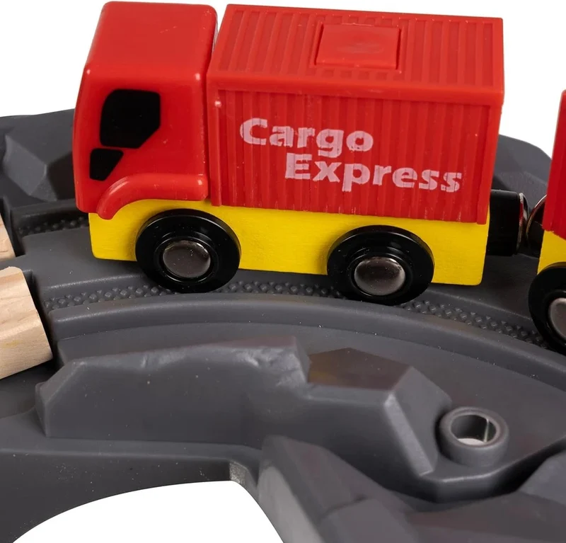 Pista in legno a batteria / pista per bambini da 4,8 m