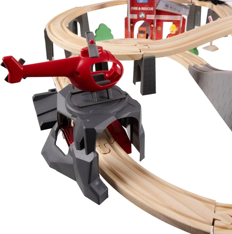 Pista in legno a batteria / pista per bambini da 4,8 m