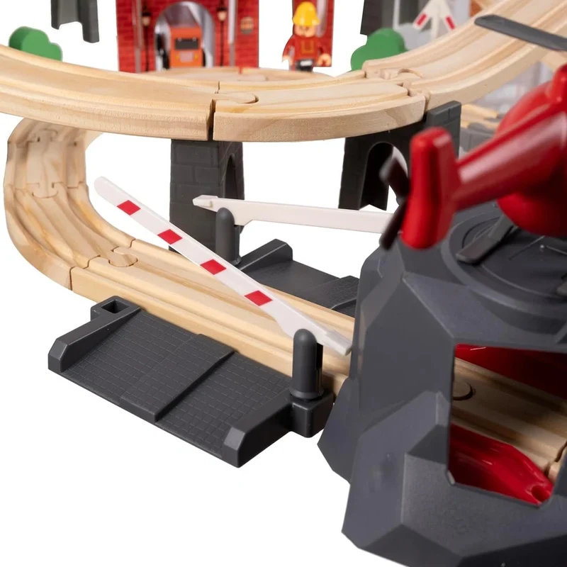 Pista in legno a batteria / pista per bambini da 4,8 m