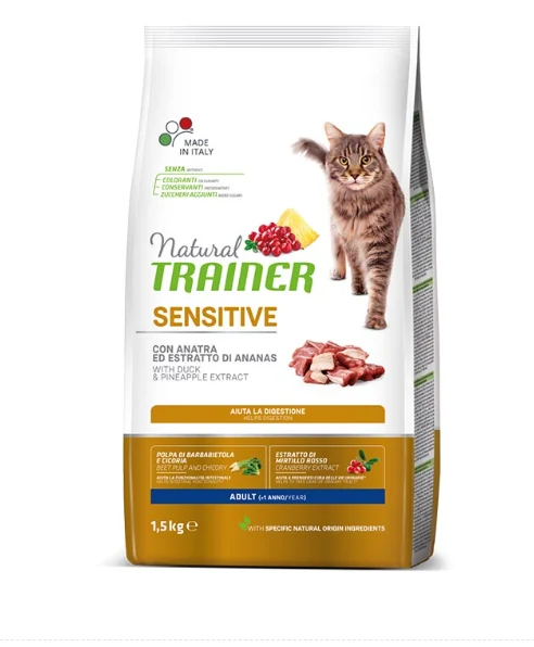 NAT. CAT SP. SENS. DUCK 1,5KG