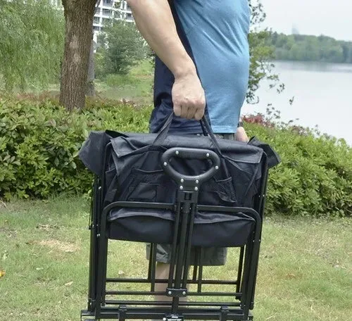 Carrello da trasporto pieghevole per giardino/spiaggia
