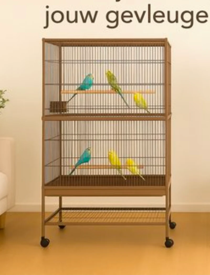 Voliera Sumba Taube - Voliera da esterno per 8 persone al chiuso - Voliera in alluminio - 79x52x134 cm - Voliera Flamingo