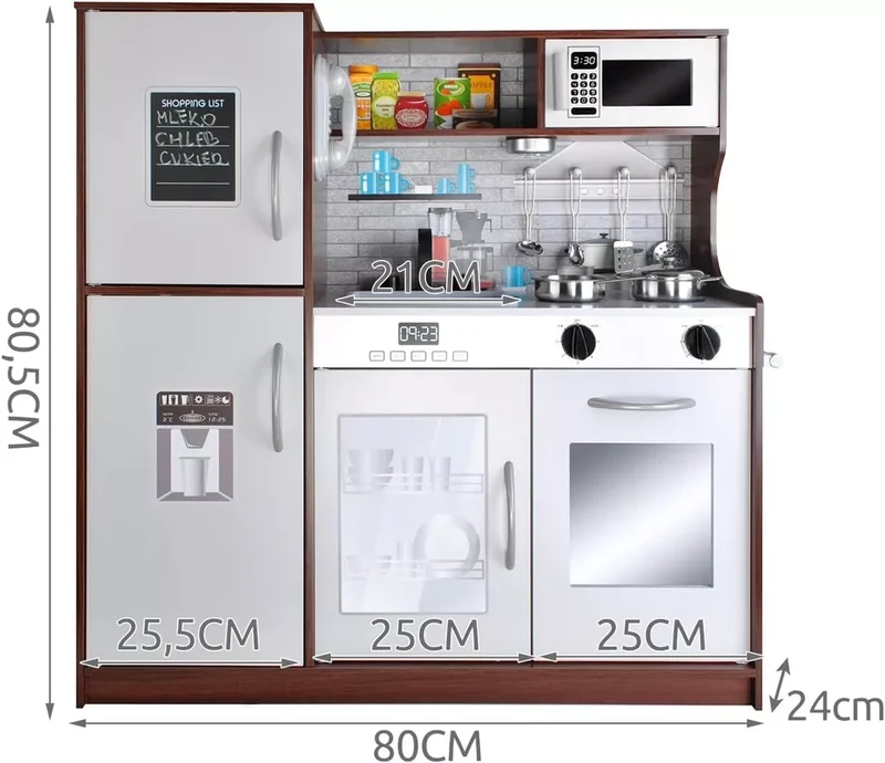 Cucina Grande in modello PREMIUM XXL, Cucina Giocattolo Per Bambini da StrMy Toys