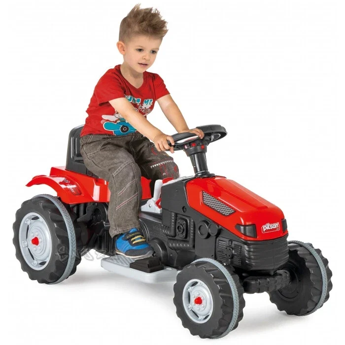 Trattore elettrico per bambini "Active" deluxe con accessori