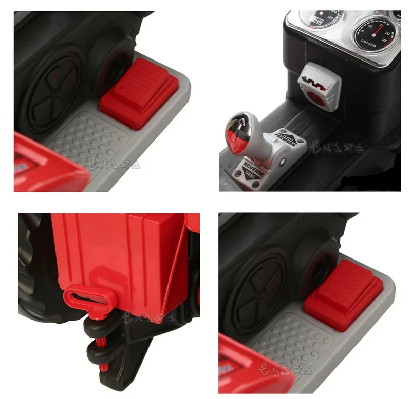 Trattore elettrico per bambini "Active" deluxe con accessori