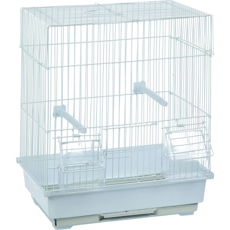Flamingo Dolak White - Gabbia per uccelli - 30 x 22,50 x 38 cm