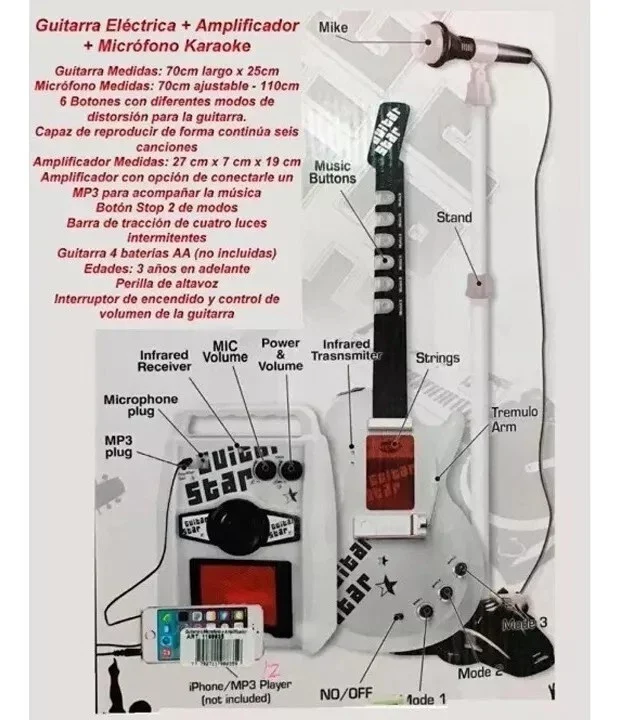 Lunghezza chitarra 72 centimetri