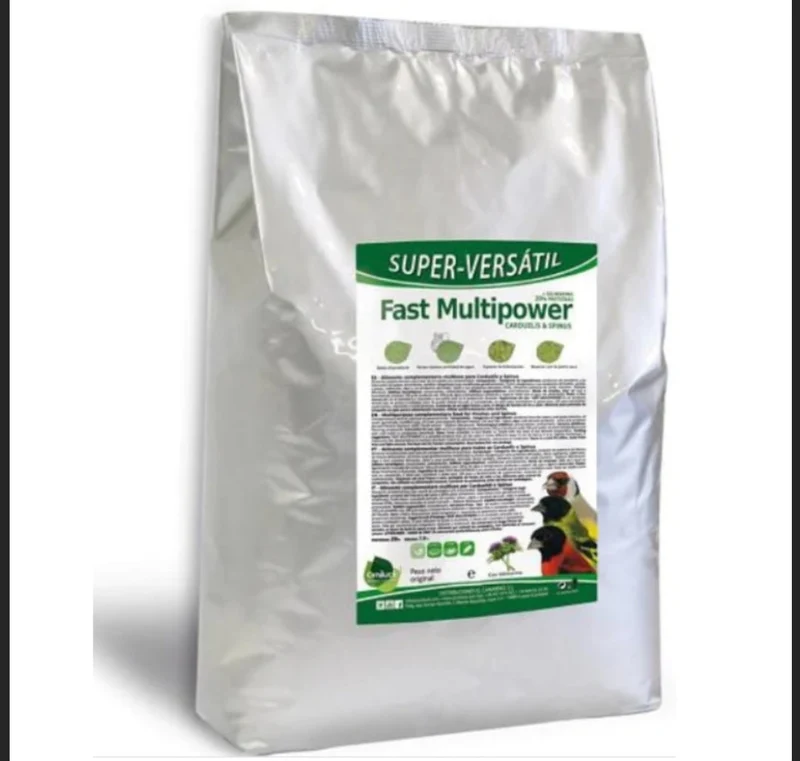 Fast Multipower Carduelis & Spinus 1 kg (confezionato singolarmente) - Green Eggfood