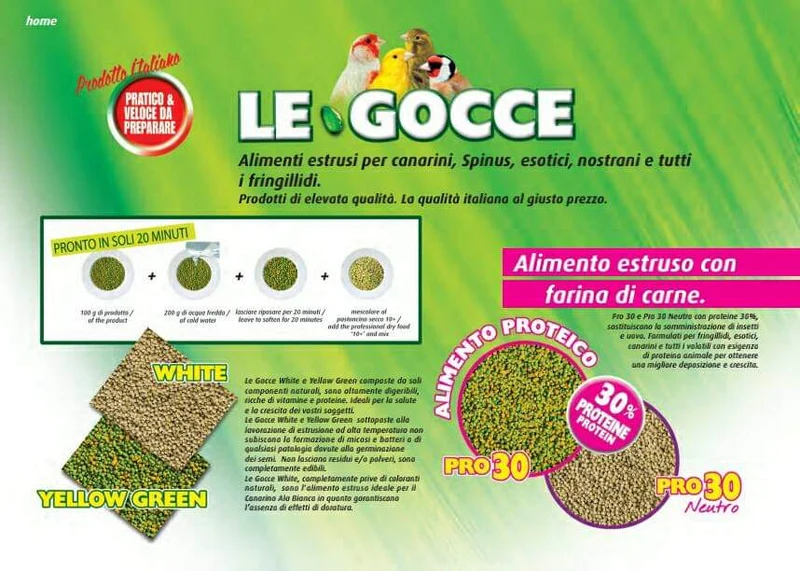 Le Gocce Bianco 450 grammi (sostituto del seme) - All Pet