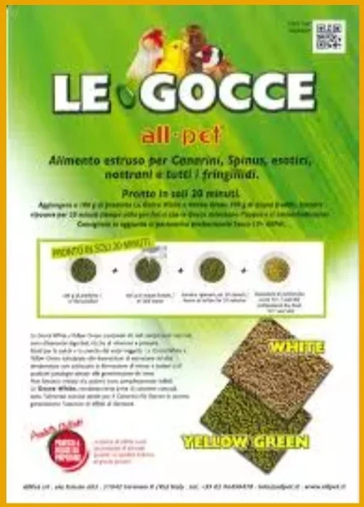 Le Gocce Bianco 450 grammi (sostituto del seme) - All Pet