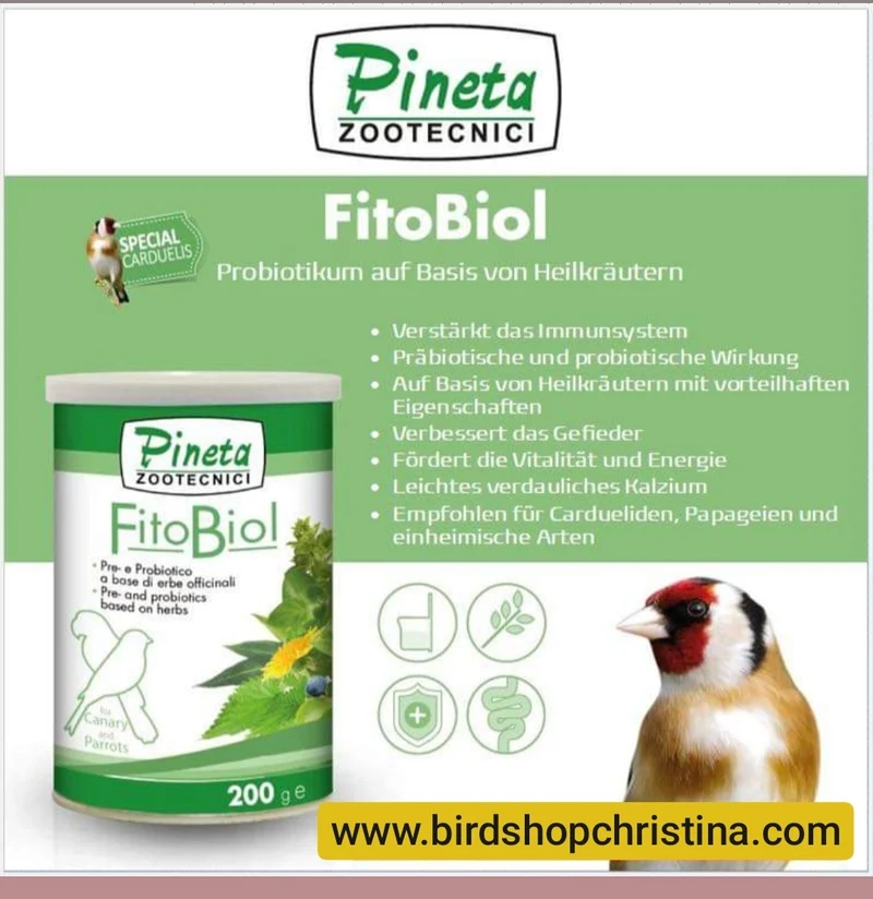 FitoBiol 200 grammi - Allevamento e condizionamento - Protettore e tonico - Pineta Zootecnici