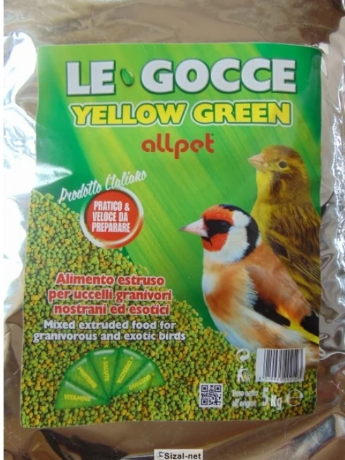 Le Gocce Giallo Verde 900 grammi (sostituto dei semi da germinazione) - AllPet