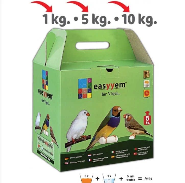 Easyyem Mangime per Uova Uccelli Esotici 1kg