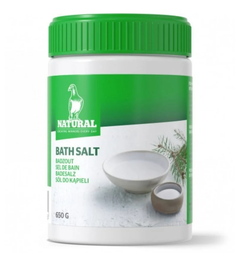 Sale da bagno 650 grammi, piccioni naturali