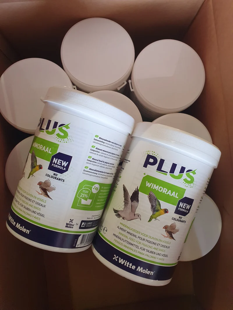 Plus Wimoral 1kg (mix di minerali) (piccioni e uccelli) - Witte Molen