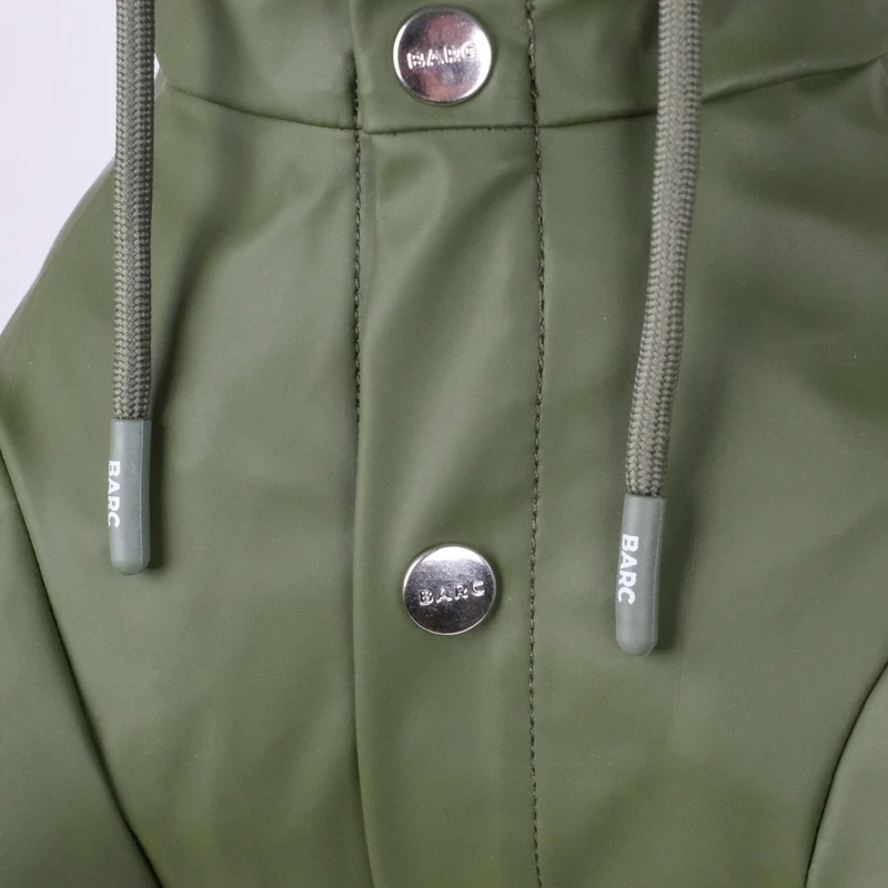 Imperméable recyclé kaki