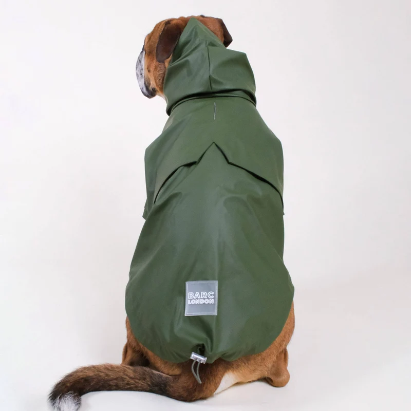 Imperméable recyclé kaki