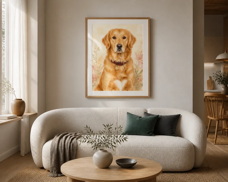 Custom Digital Pet Portrait
