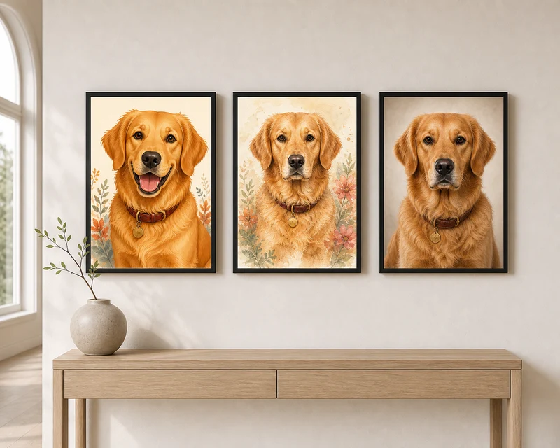 Custom Digital Pet Portrait
