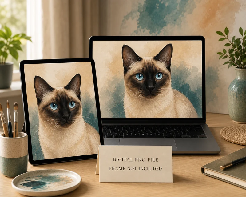 Custom Digital Pet Portrait