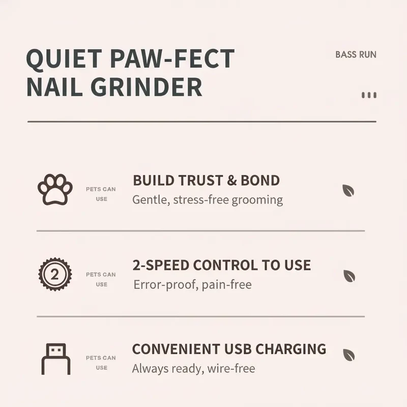 Quiet Paw-Perfect Nail Grinder
