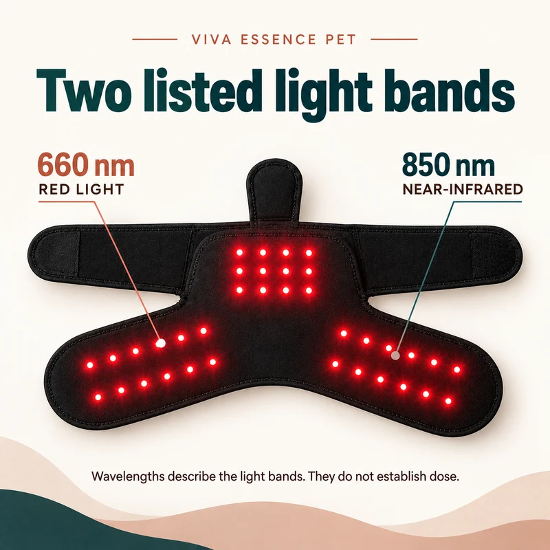 LumaWrap Red Light Pet Wrap