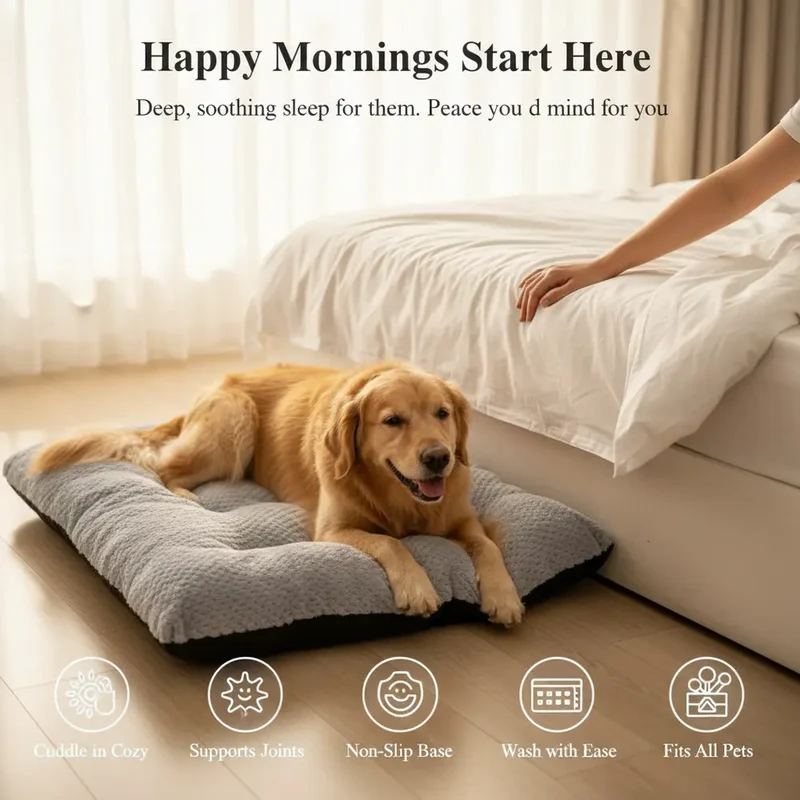 Plush Haven Calming Pet Bed