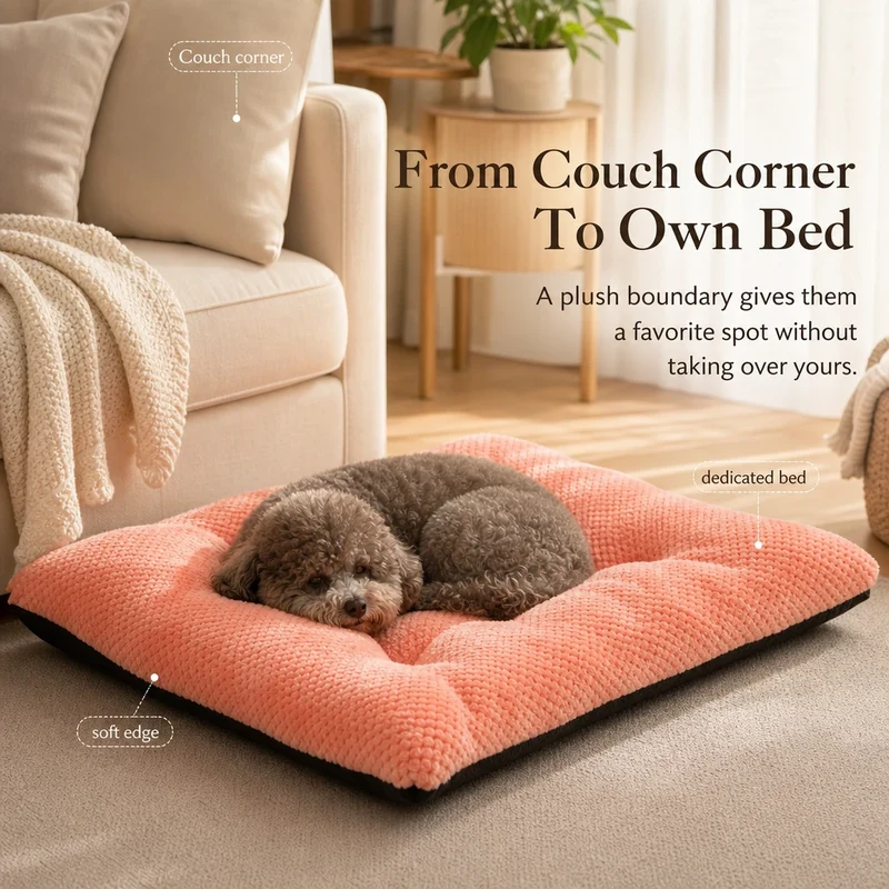 Plush Haven Calming Pet Bed