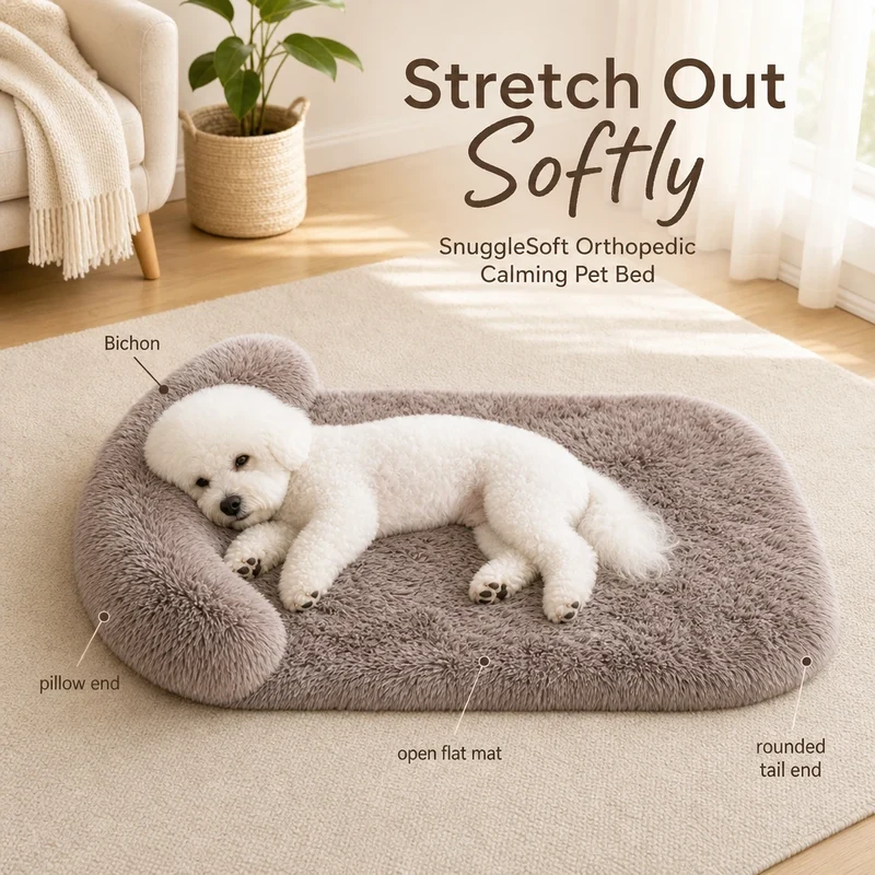 SnuggleSoft Orthopedic Calming Pet Bed