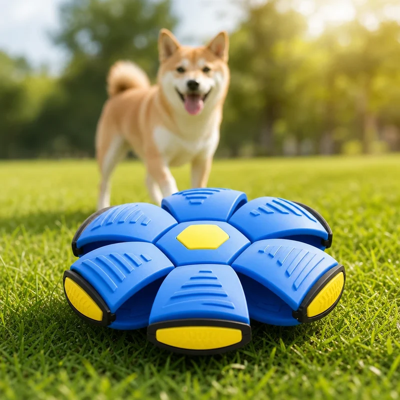 UFO Transforming Dog Frisbee Ball