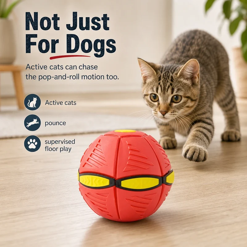 UFO Transforming Dog Frisbee Ball