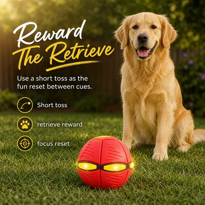 UFO Transforming Dog Frisbee Ball