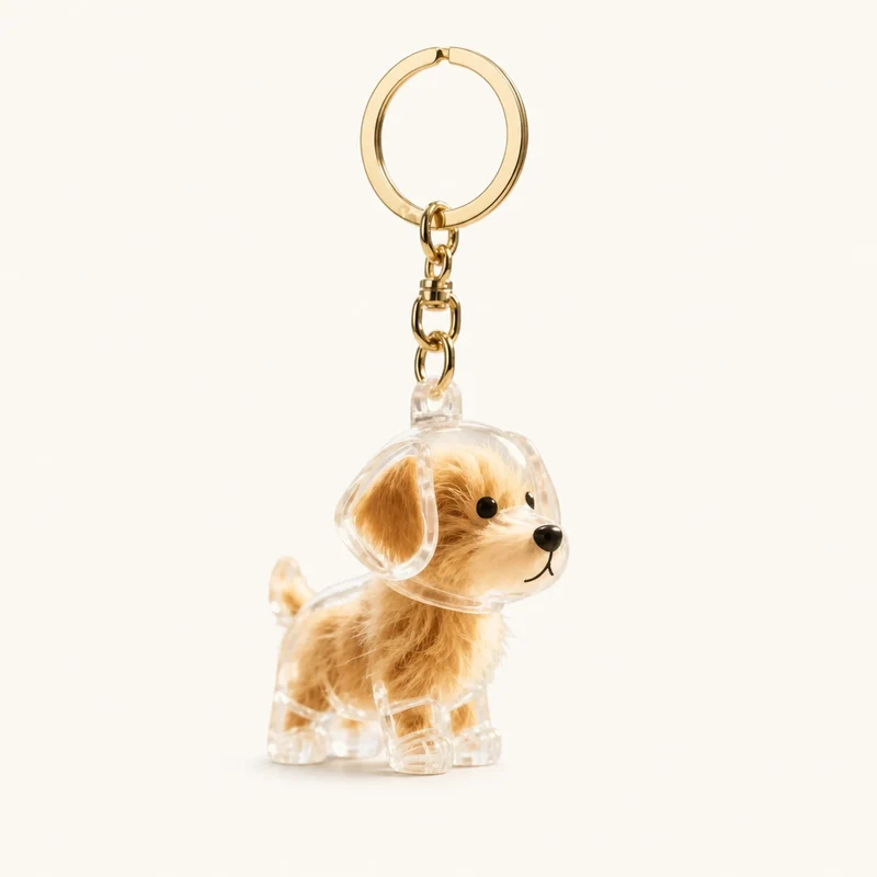 Ever-With-Me Pet Fur Keepsake Keychain