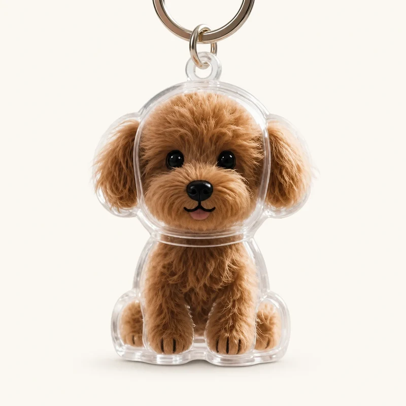 Ever-With-Me Pet Fur Keepsake Keychain