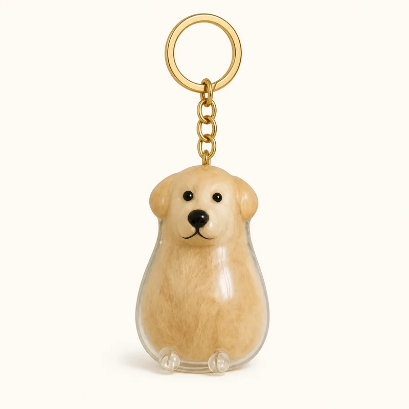 Ever-With-Me Pet Fur Keepsake Keychain