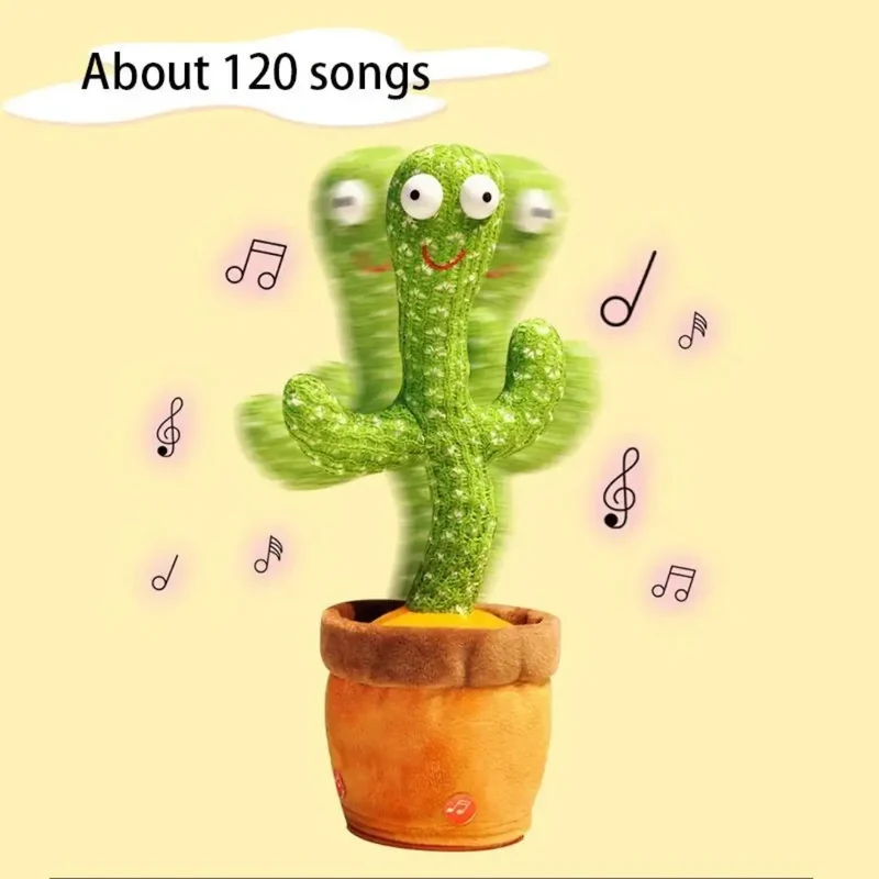 WigglePaws Dancing Cactus Toy