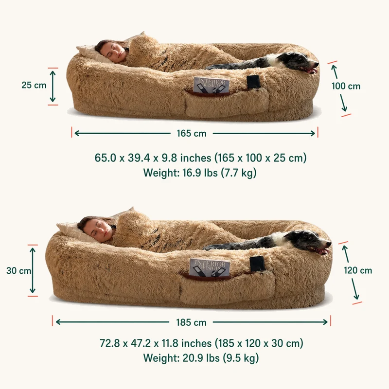 Human-Sized Dog Bed for You and Your Pet