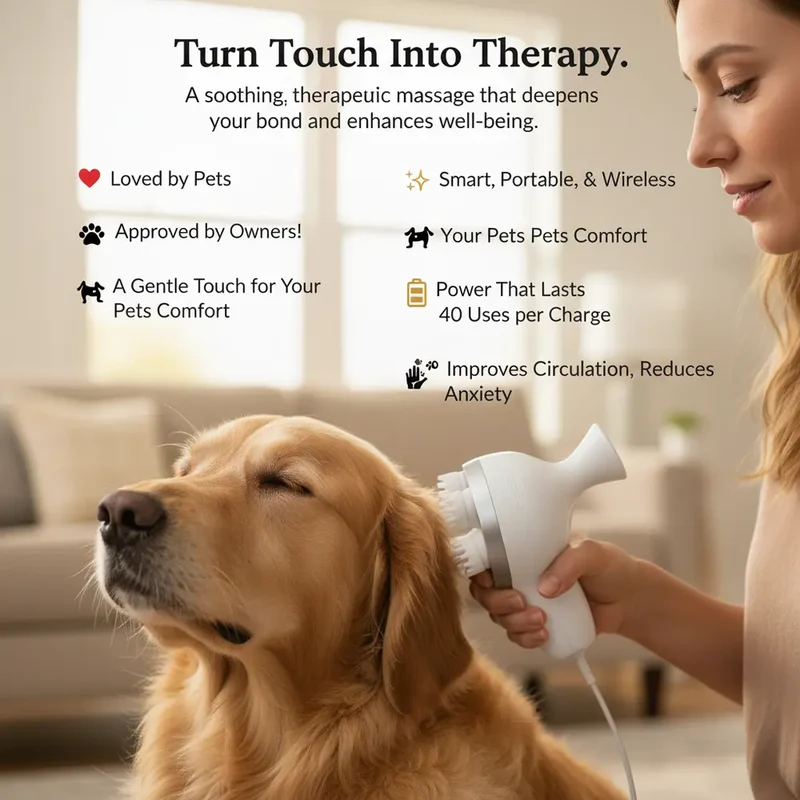 Viva PetZen Ergonomic Pet Massager