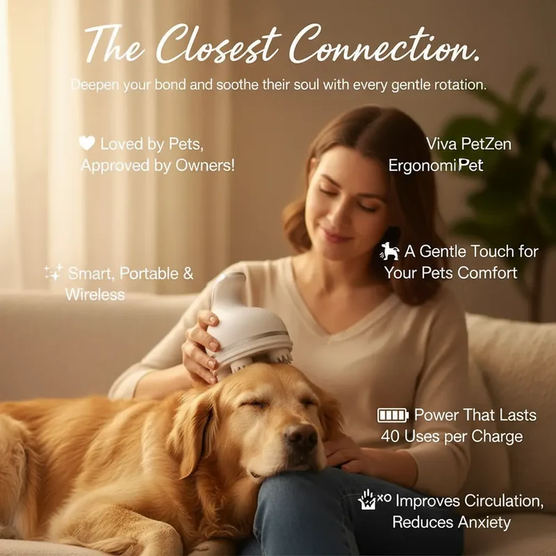 Viva PetZen Ergonomic Pet Massager