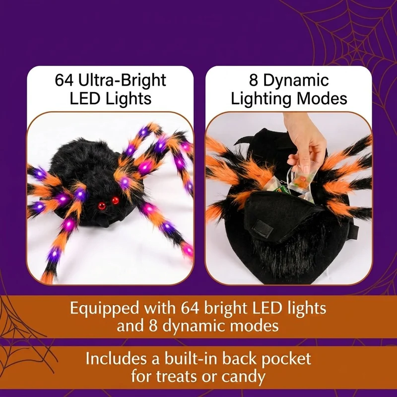 LED Spider Bull Terrier Costume